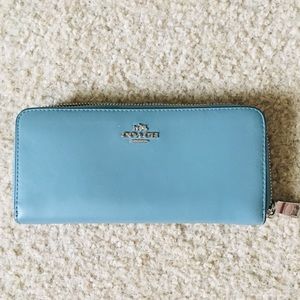 Light Blue Coach Wallet